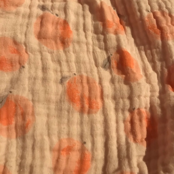 🍑SOLD!🍑 Angel Dear 12-18 mo peaches snap romper - Picture 6 of 6